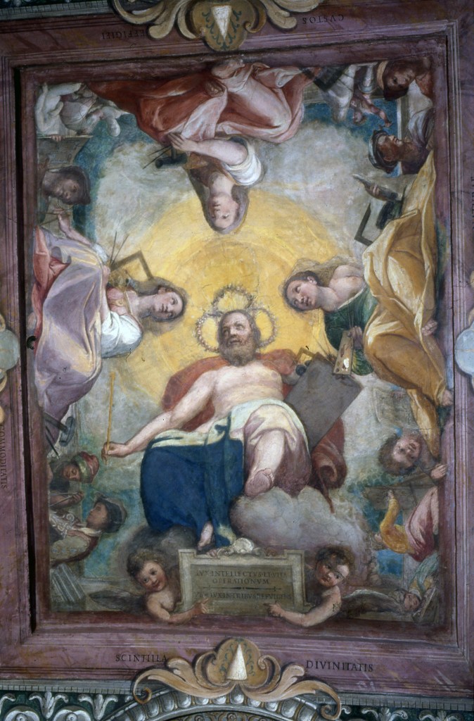 Personification of Disegno and the Art of Architecture, Painting and Sculpture, a fresco by Federico Zuccari from 1594-1598.